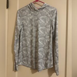Gray Patterned Women's Top